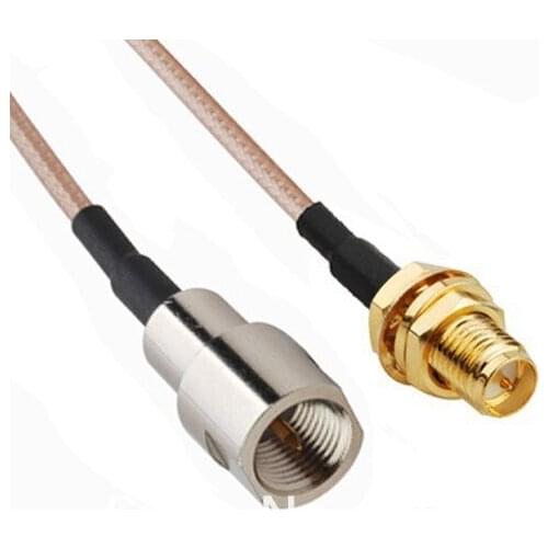 10pcs/lot 20CM Extension cable RP-SMA Female Jack to FME Male Plug RG316 cable Adapter