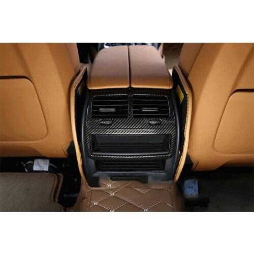 Car Rear Air Conditioning Air Outlet Decorative Cover Rear Exhaust Air Outlet for BMW- 5 Series G30 2017-2018