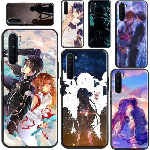 Sword Art Online SAO Anime Case For OPPO Realme X2 Pro C3 XT 6 X7 X50 Reno4 Pro A9 2020 For OnePlus 8 Pro 7 7T Nord