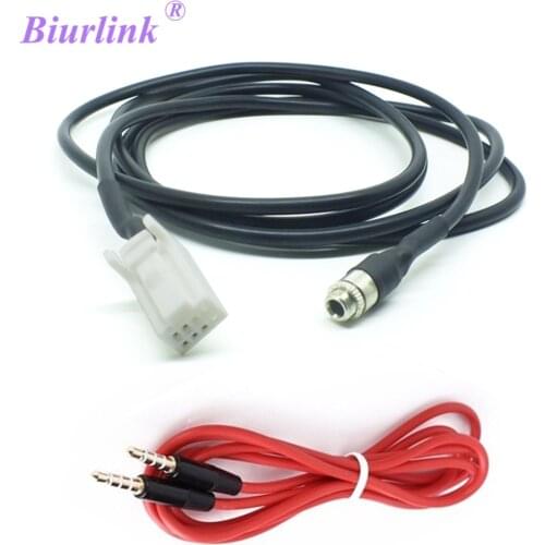 Biurlink Aux Line In Adapter Cable 8 Pin Port for Subaru