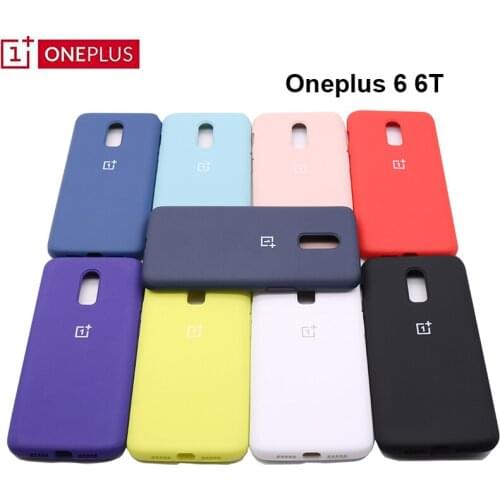 Oneplus 6 6T Case Original Official Silicone Soft Ultra Thin Shockproof Full Protective Cover Oneplus One Plus 6 6T Pro Case