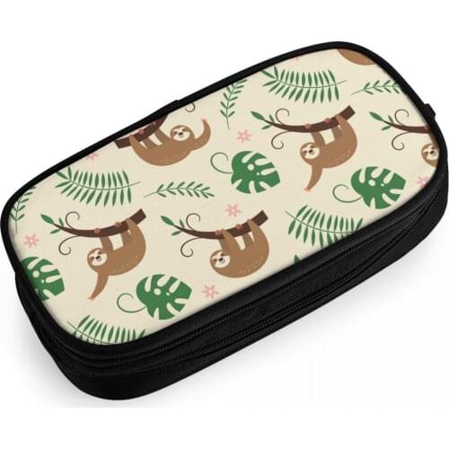 Cute Cartoon Sloth Plush Pencil Case Children School Supplies Pen bag Student birthday Pen Bag Boys/Girls Sloth Pencil Pouch