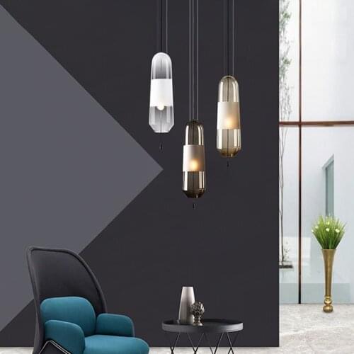 Nordic europe led crystal lustre pendente nordic light hanglamp chandelier ring lamp hang home lighting livingroom