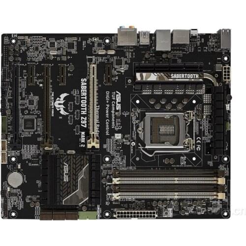 Original motherboard for for ASUS SABERTOOTH Z97 MARK 2 LGA 1150 DDR3 32GB USB2.0 USB3.0 Z97 Desktop motherboard Free shipping