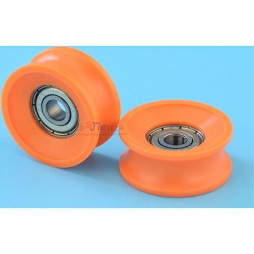 6*30*13mm Package plastic bearing wheel, guide wheel, M6 screw thread, POM mute, 30mm diameter 10mm, guide rail