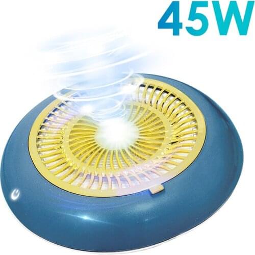 45W Nail Dust Collector Nail Vacuum Cleaner for Manicure Suction Dust Cleaner Nail Dust Collector Nail Art Manicure Salon Tool