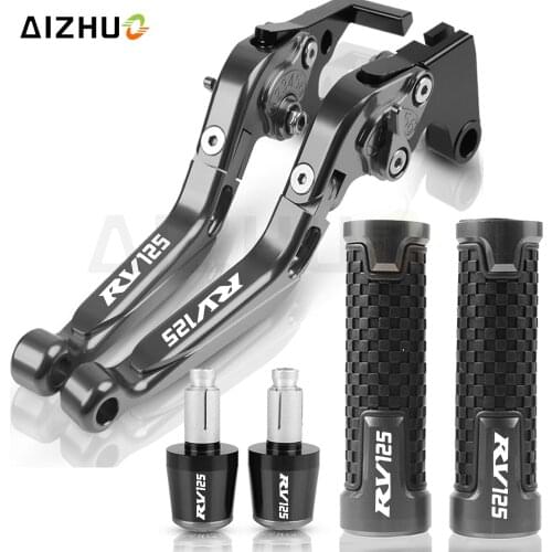 Motorcycle CNC Brake Clutch Levers Handle Bar End FOR SUZUKI RV125 RV 125 2003-2016 2015 2014 2013 2012 Handlebar Hand Grip Ends