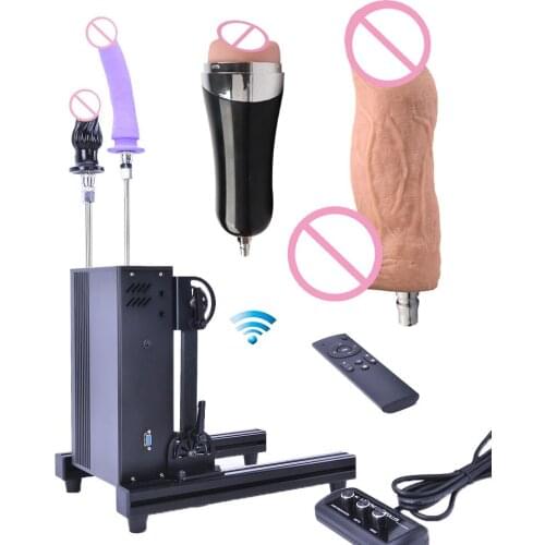 FREDORCH Sex machine Wireless Control with Amazing Features,Powerful,All Angle Adjustable,200W,350N. stoke 15cm ,Super big dildo