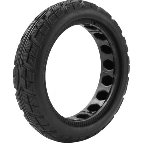 Honeycomb E-Scooter Replacement Anti-slip Solid Tire Rubber Non-Pneumatic Thickened Damping Wheels Tyres for M365/M365 PRO