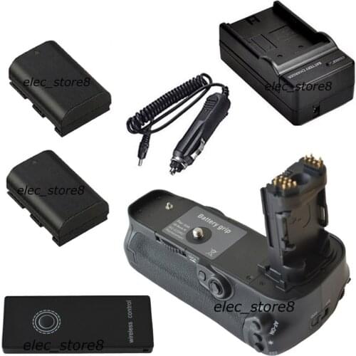 Vertical Power Shutter Battery Handle Hand Grip For Canon EOS 5D Mark IV 4 5DIV 5D4 SLR as BG-E20+IR Remote+2x LP-E6+Car Charger