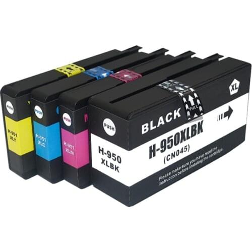 XiongCai Compatible Ink Cartridges For HP950 XL For HP 951 XL Officejet Pro 8100 8600 8630 8640 Printer full ink cartridge 950XL
