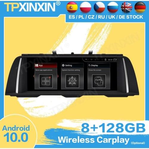 1 DIN Radio Receiver Android For BMW 5 Series F10 F11 2010 2011 2012 2013 2014 2015 2016 Audio Stereo GPS Video Player Head Unit