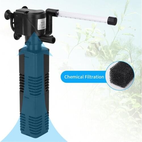 220-240v Aquarium function water filter pump rain shower type 3 in 1 circulating fish breeding aquarium internal canister filter