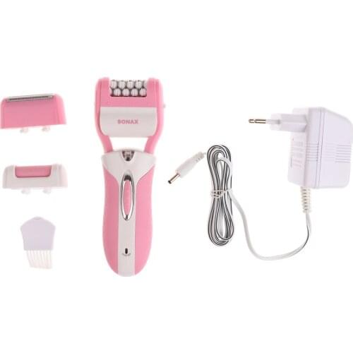3 Epilator Electric Shaver Hair Removal Razor Foot Grinder EU Plug