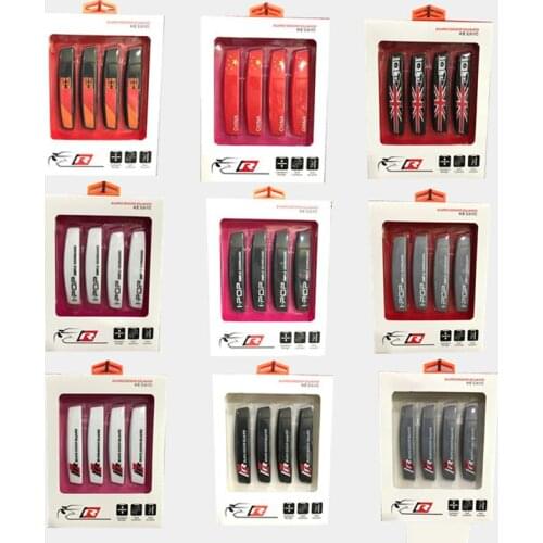 4pcs Auto Car Door Guard Edge Corner Protector Guards Buffer Trim Molding Protection Strip Scratch Protector Car Door Crash Bar