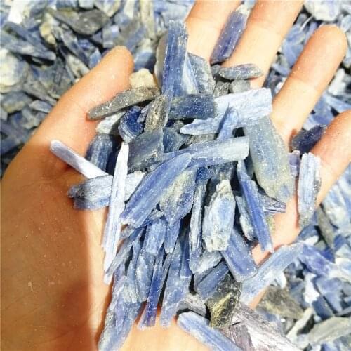 50-1000g Natural Kyanite Quartz Thin slice shape blue color Crystals Gravel cyanite gemstone for Healing Crystals