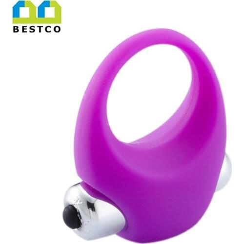 BESTCO Erotic Cock Rings Vibrator Delay Ejaculation Rabbit Adult Penis Enlarger Condom Silicone Sex Toys For Men B-MC2