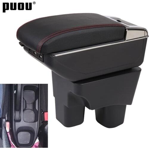 For Chevrolet Onix Armrest Box Car Central Armrest Storage Cavalier Box cup holder ashtray USB interface interior car-styling