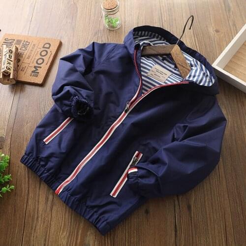 IYEAL Kids Clothes Children Outerwear Spring Autumn Jacket Coat Hooded Waterproof Windproof Baby Boys Jackets For 2-12Y