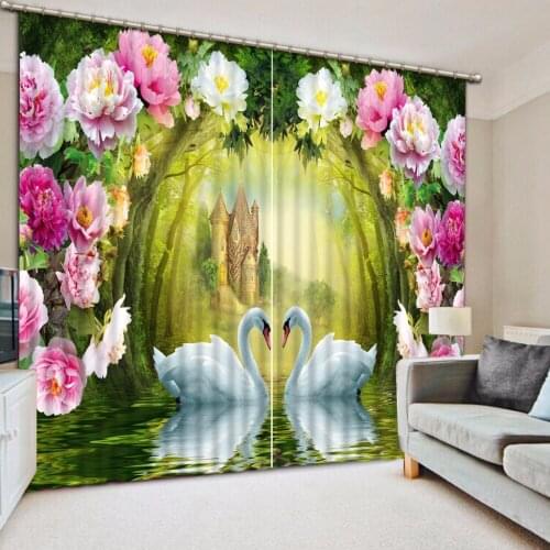 Beautiful Photo nature scenery Drapes Cortinas