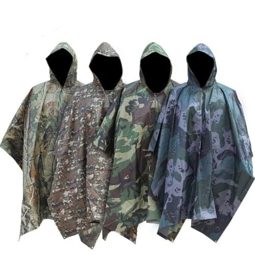 Hot 3 In 1 Outdoor Camping Waterproof Tent Raincoat Rain Coat Men Raincoat Women Awning From Motorcycle Rain Poncho Picnic Mat