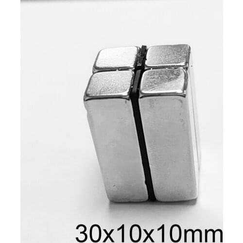 1~50PCS 30x10x10 mm Super Strong Sheet Rare Earth Magnet 30x10x10mm Block Rectangular Neodymium Magnets N35 Magnet 30*10*10 mm