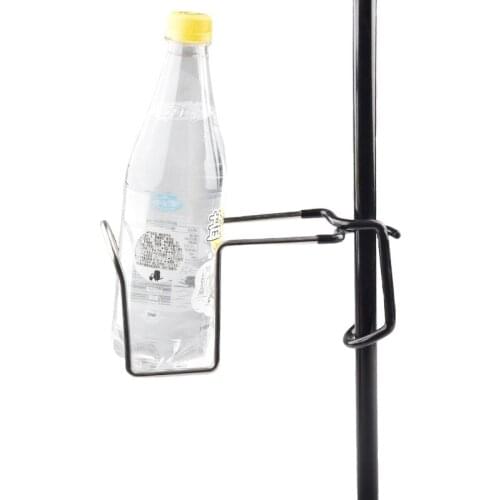 Multi-functional Camping Cup Holder Portable Stainless Steel Water Bottle Holder Tent Light Support Outdoor Tools Accessories