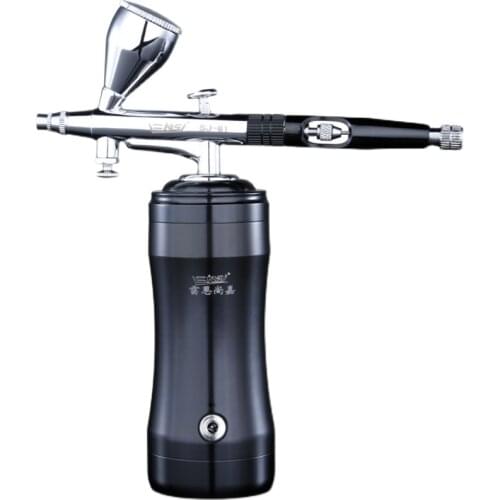 Cordless Airbrush Kit 22PSI Mini Air Brush Spray Gun With Compressor For Tattoo Nails Art Drawing Cake Decoration Model Coloring