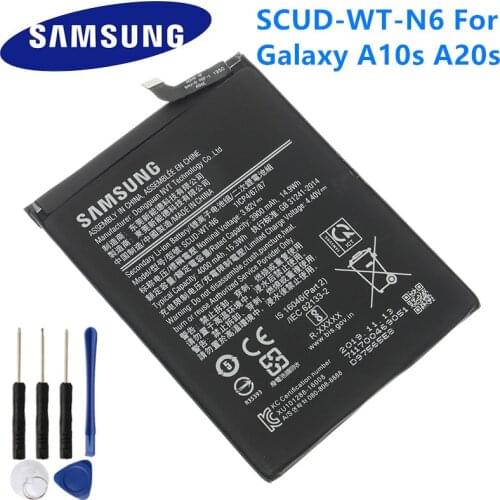 New Original High Quality SCUD-WT-N6 4000mAh Battery For SAMSUNG Galaxy A10s A20s SM-A2070 SM-A107F + Tools