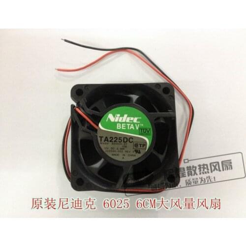 NEW NIDEC TA225DC B34605-57 6025 12V 0.58A 6CM high air volume Server cooling fan