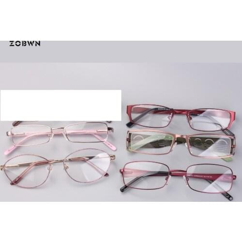 Mix wholesale Classic metal Men Women Eyeglasses simple Frames Anti-fatigue Goggles Spectacles Female Male Oval Glasses Frames