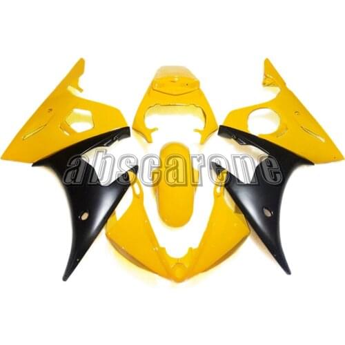 Complete Fairings for Yamaha YZF-600 R6 2003 2004 2005 YZF-600 R6 03 04 05 Injection ABS Plastic Bodywork Cowls Yellow Black New