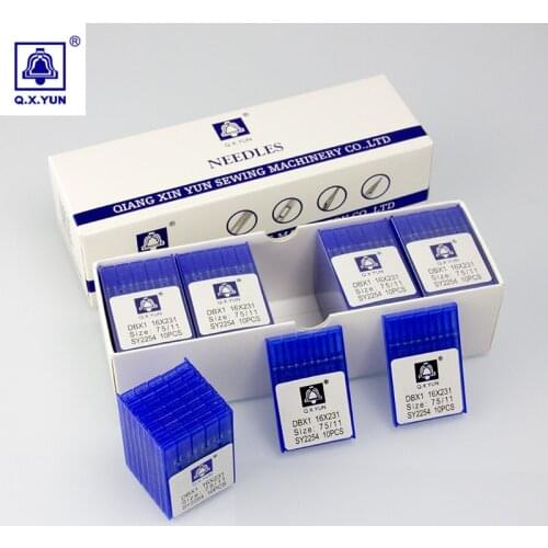 Q X YUN100pcs DBX1 16X231 all Size QXYUN Sewing Needles Accessory for JUKI BROTHER Industrial Sewing Machine Parts 80/90/100/110