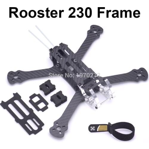 Rooster 230 225mm 5" FPV Racing Drone Quadcopter Frame 5 Inch FPV Freestyle Frame For Chameleon Rooster 230mm