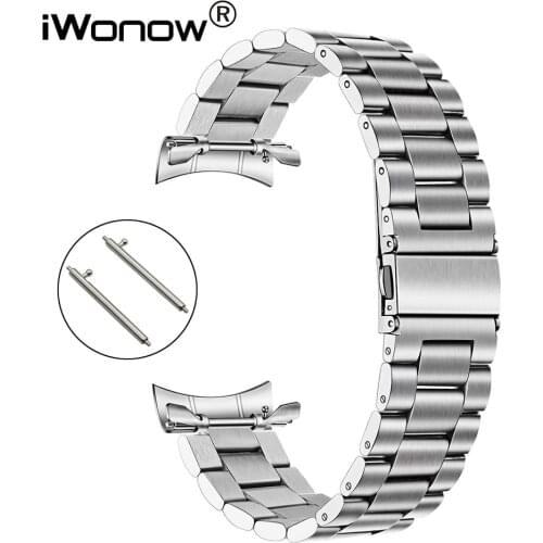 Zero Gap Stainless Steel Watchband + Quick Release 22mm for Samsung Galaxy Watch 46mm Gear S3 Classic Frontier Band Wrist Strap