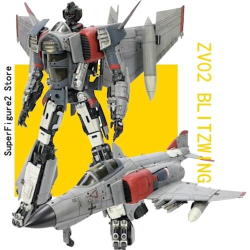 Transformation ZETA ZV02 ZV-02 Thunder Warrior Blitzwing MPM Ratio Movie Airplane KO G1 Anime Action Figure Robot Toys