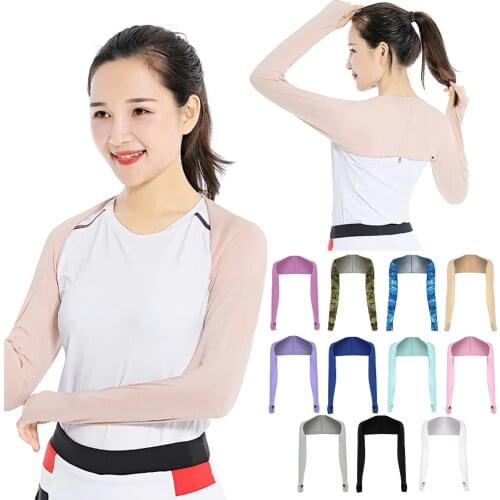 Shawl Arm Sleeves For Women Breathable Arm Protector Sunscreen UV Protection Summer Arm Sleeves For Running Cycling Hiking