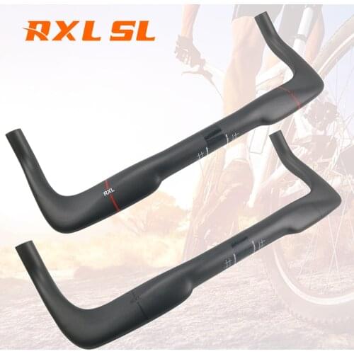 RXL SL Triathlon Handlebar Aerobar Bicycle Handlebar Extender 31.8mm Black UD Matte TT Bars Carbon Bullhorn Handlebars
