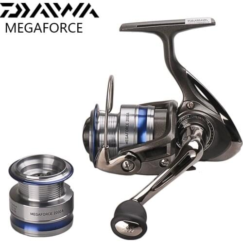 DAIWA Fishing Reel MEGAFORCE 2500 3000 4000 Metal Spool Spinning Reel 4-6KG Max Drag Spare Spool Saltwater Reel Carrete De Pesca