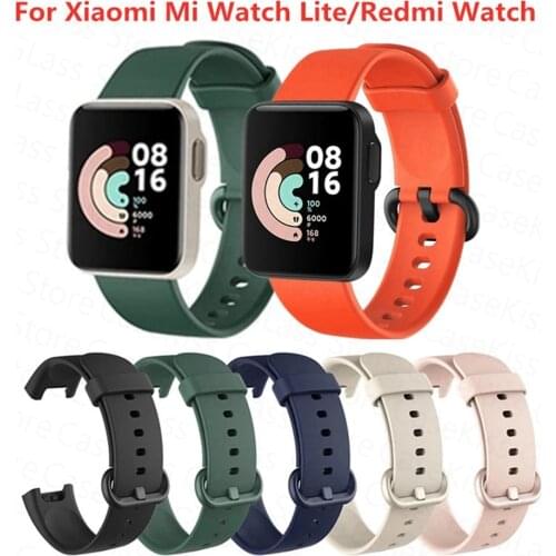 Silicone Strap For Xiaomi Mi Watch Lite Global Version Smart Watch Replacement Sport Bracelet Wristband for Redmi Watch Strap