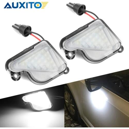 2Pcs Canbus Led Under Side Mirror Puddle Light for Skoda Superb 2 II 2019 2018 2017 2016 2015 2014 2013 2012 2011 2010 2009 2008