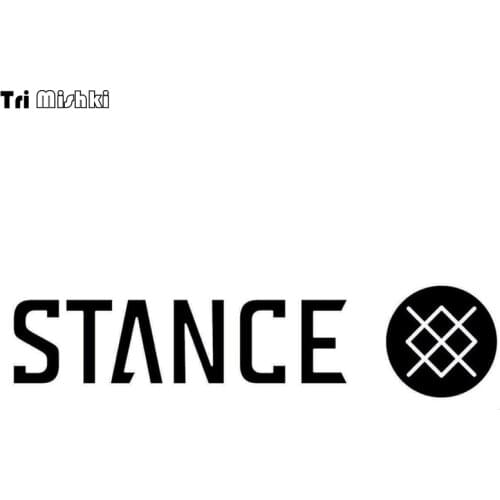 Tri Mishki 10x43.2cm words stance funny car sticker windscreen Vinyl Decals Accessories Car Sticker HZX509