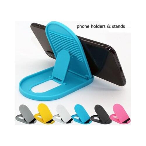 Universal Foldable Desh Phone Holder Stand Tablet Desktop Holder Plastic Stand