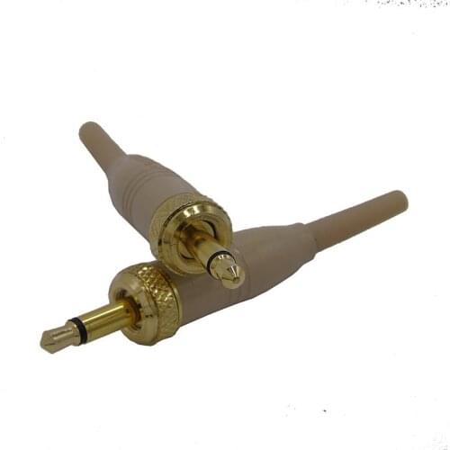 High quality complexion 3.5mm MONO audio plug with all-metal case and gold plated female thread plug