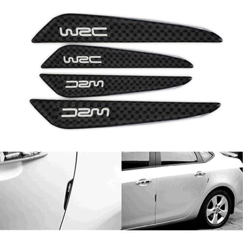 WRC carbon fiber door anti-collision strip car door anti-rub door border collision strip body anti-scratch stick