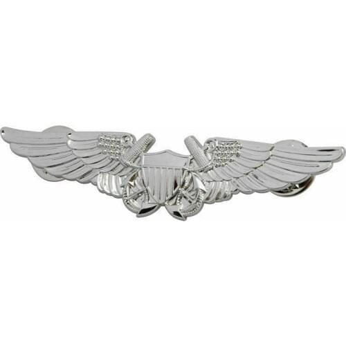 US USMC Aviation Officer Pilot Silver Wing Badge Pin Badge Insignia Military armyshop2008