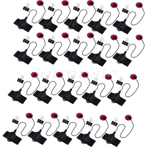 20Pcs Piezo Transduce Contact Microphone MIC Pickup 1/4' jack with 10'' cord/Cable for Guitar Viola Cello Violin Banjo
