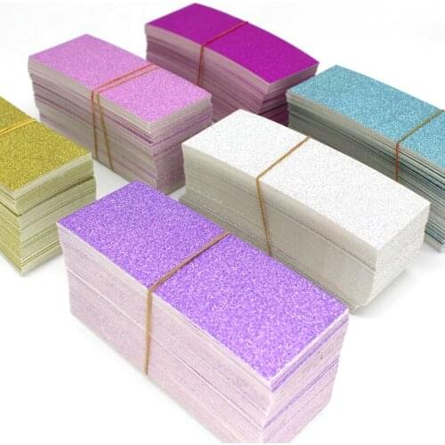 50/100/200pcs internal Glitter Background Paper for Sliding Cases Professional Packaging Accessories for Eyelash Case For the inside of the eyelash packaging box