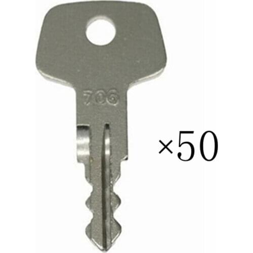 50pc 706 Key For Liebherr Industrial Construction Heavy Equipment Fuel Cap Model