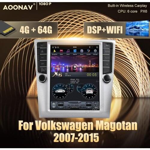 2 din Android car GPS radio multimedia player For Magotan 2007-2015 car GPS navigation DvD Stereo receiver player